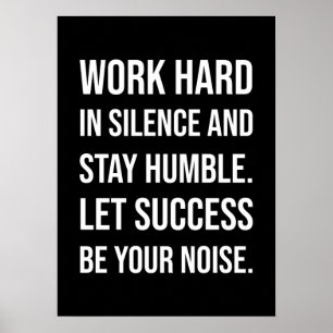 Success and Gym Motivational Poster