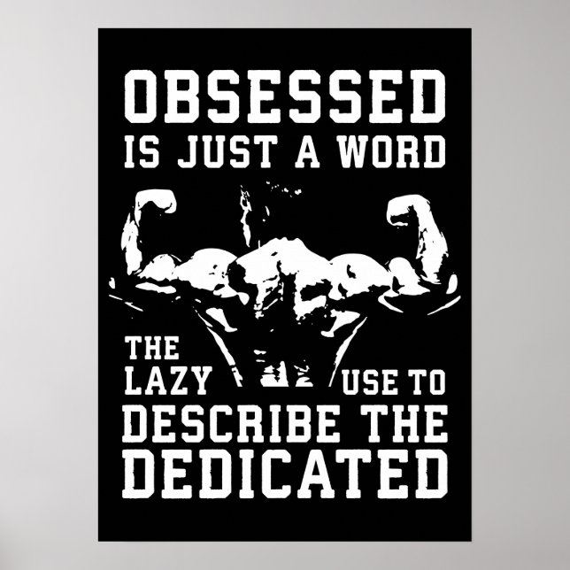 Success and Gym Motivational Poster (Front)