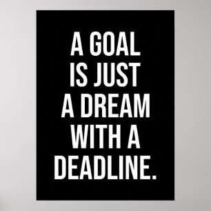 Success and Gym Motivational Poster