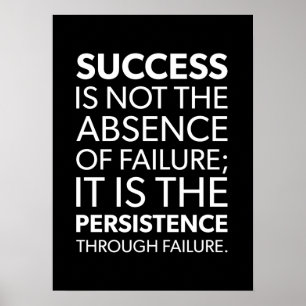 Success and Gym Motivational Poster