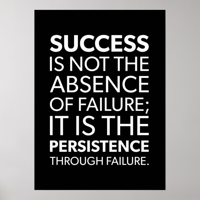 Success and Gym Motivational Poster (Front)