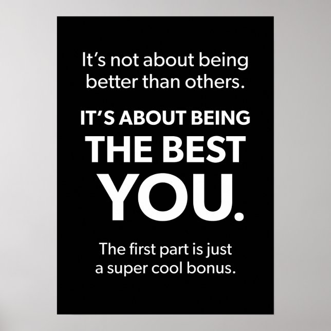 Success and Gym Motivational Poster (Front)