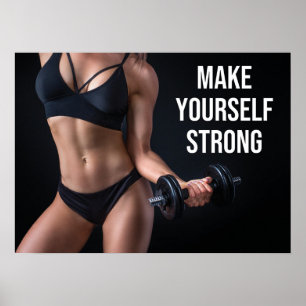Success and Gym Motivational Poster