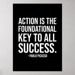 Success and Gym Motivational Poster