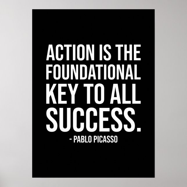 Success and Gym Motivational Poster (Front)