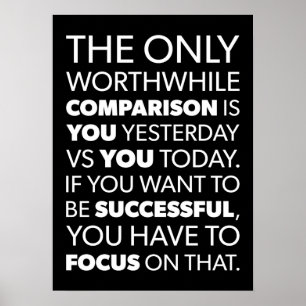 Success and Gym Motivational Poster