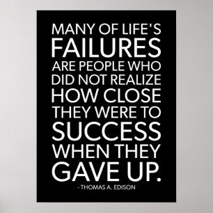 Success and Gym Motivational Poster