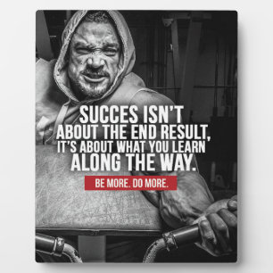 Success And Learning - Workout Inspiration Plaque