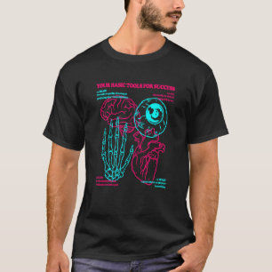 Success Basic Tools Anatomical Heart Eye Brain Ske T-Shirt