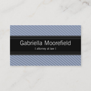 Success Black Blue Law Attorney Business Cards