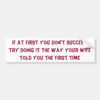 Success Bumper Sticker