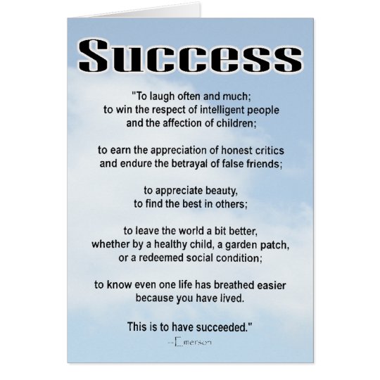 Success Card