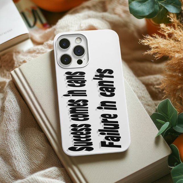 Success Comes in Cans Motivational Quote  Case-Mate iPhone Case (Creator Uploaded)