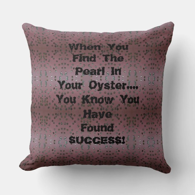 SUCCESS! CUSHION (Front)