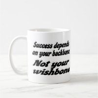 Success Depends on Backbone Motivational Quote