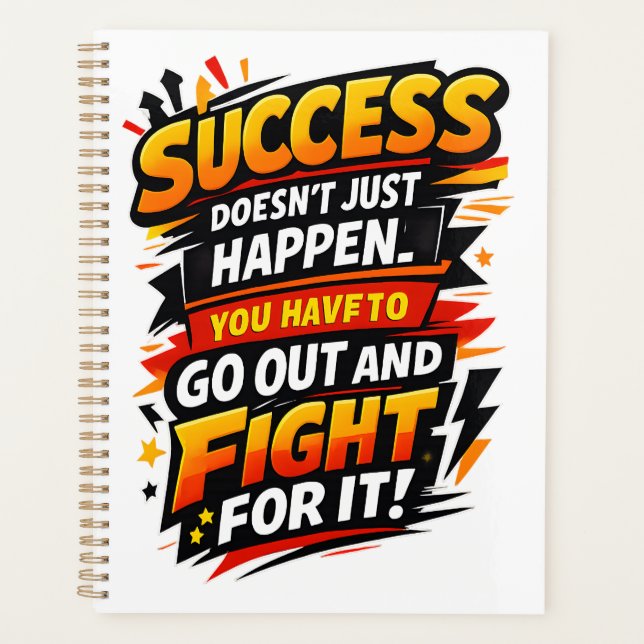 Success Fighter Quote Planner (Front)