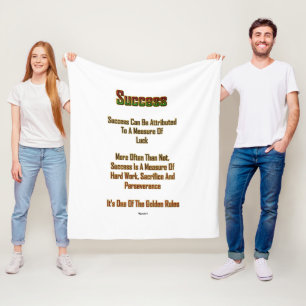 Success Fleece Blanket