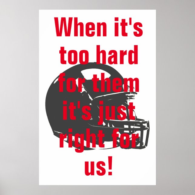 Success Football Motivational Inspirational PopArt Poster (Front)