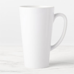Success Gold Typography on Black Latte Mug