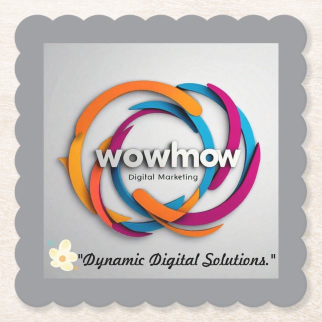 "Success Guaranteed" Paper Coaster (Front)