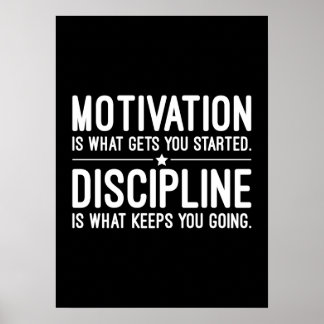 Success, Hustle, Grind and Gym Motivational  Poster