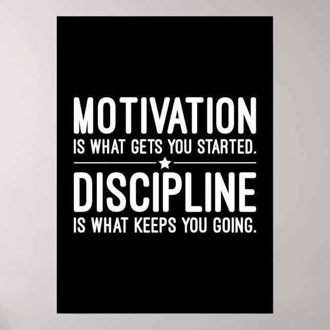 Success, Hustle, Grind and Gym Motivational  Poster (Front)