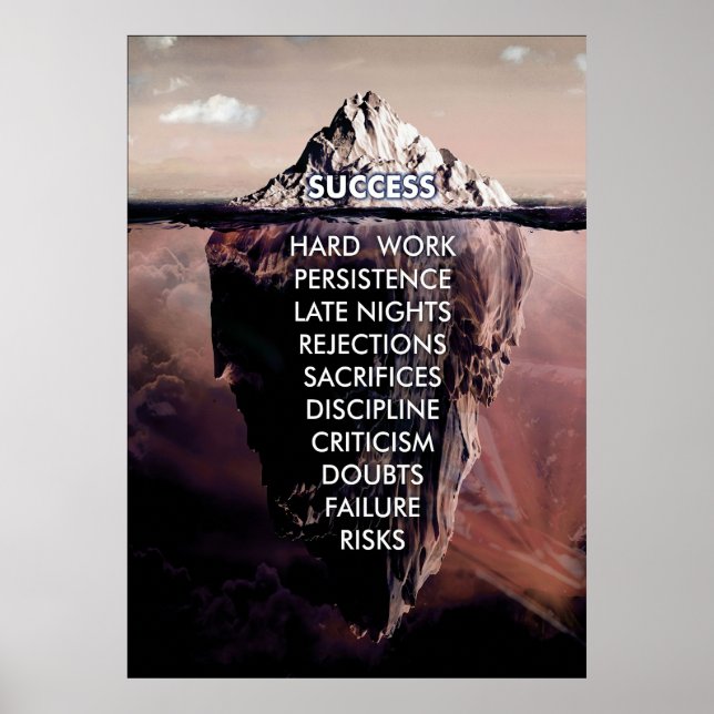 Success Iceberg Dark Poster (Front)