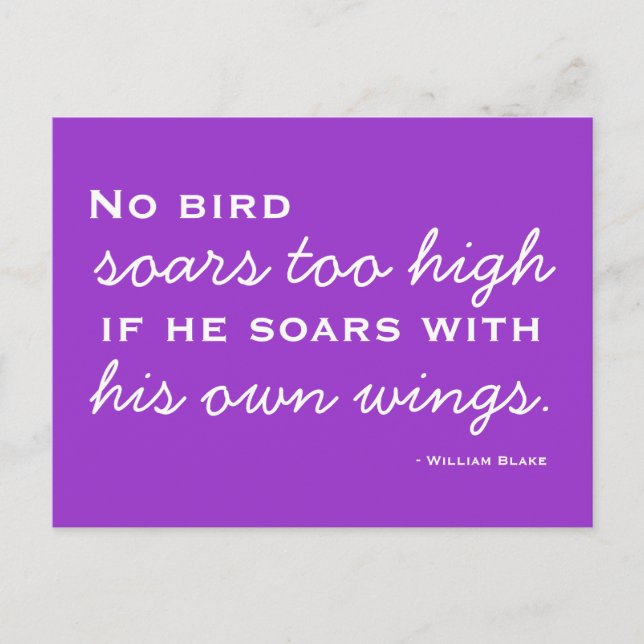 Success, Inspiration -  Motivational Postcard (Front)