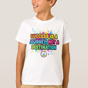 Success Is a Journey Motivational Quote Design T-Shirt