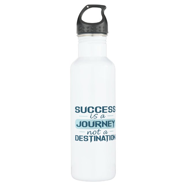 Success is a journey, not a destination  710 ml water bottle (Front)