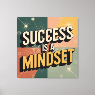 Success Is A Mindset Canvas Print