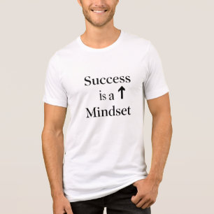 "Success is a Mindset T-Shirt - Motivational Hustl Tri-Blend Shirt
