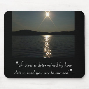 "Success is determined Mouse Mat