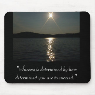 "Success is determined Mouse Mat