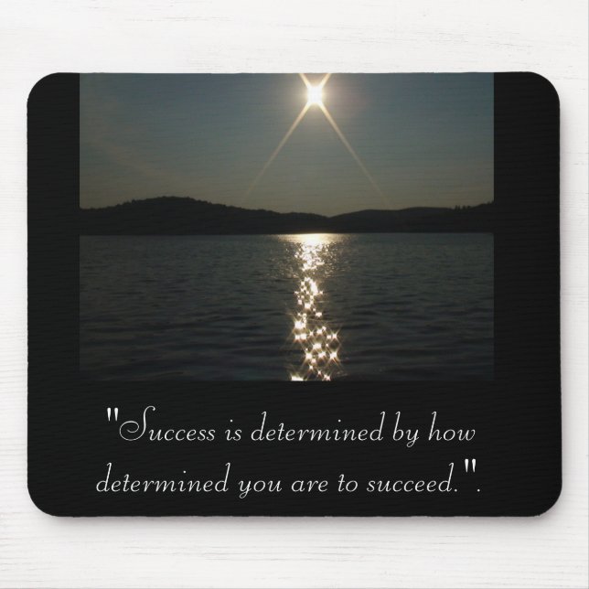 "Success is determined Mouse Mat (Front)