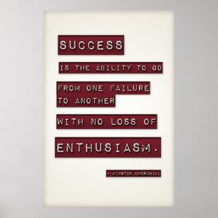 Success is... (Large Template Editable) Poster