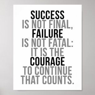 Success Is Not Final Poster