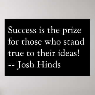 Success Is The Prize Poster
