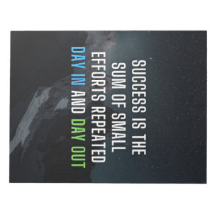 Success Is The Sum Of Small Efforts Notepad