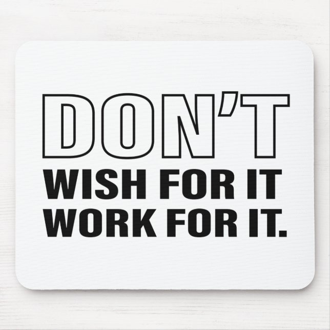 Success Life Tips Quote Art Cool Text Graphic Mouse Mat (Front)