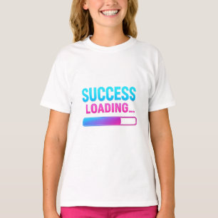 Success Loading… Neon Motivation T-Shirt