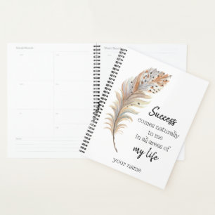 Success Manifestation Affirmations Planner