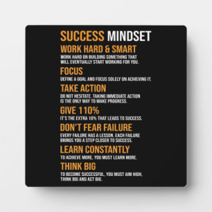 Success Mindset - Motivational Plaque