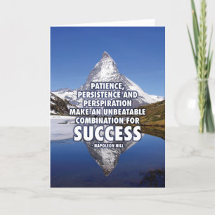 SUCCESS - Motivational Card