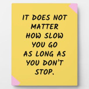 Success Motivational / Inspirational Quote Plaque