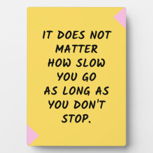 Success Motivational / Inspirational Quote Plaque