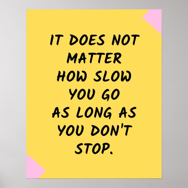 Success Motivational / Inspirational Quote Poster (Front)