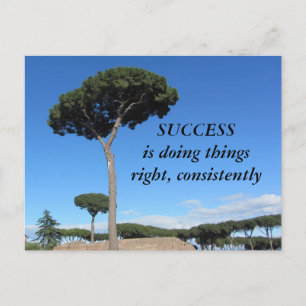 Success Motivational Postcard