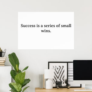 Success Motivational Poster – Encouraging Wall Art