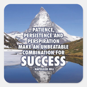 SUCCESS - Motivational Square Sticker